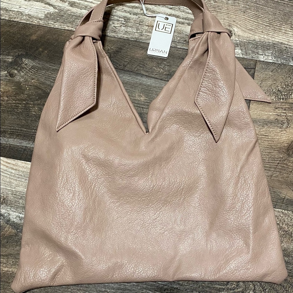Faux Leather Shoulder Bag/ Purse